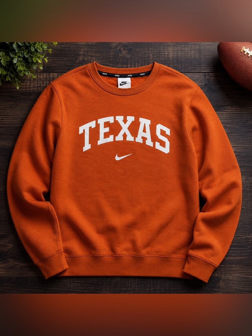 Nike Men’s classic Texas Longhorns football Sweatshirt sz M
